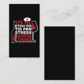 ナース認定看護生活 名刺 (正面/裏面)