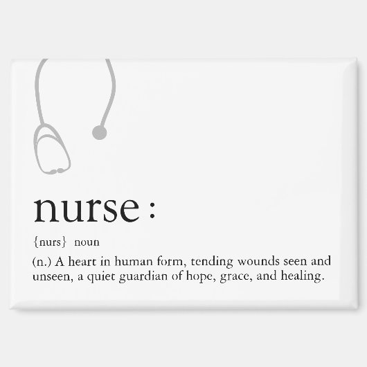 ナース認識定義 マグネット (正面)