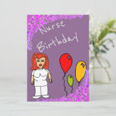 ナース誕生日 招待状 (スタンド正面)