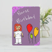 ナース誕生日 招待状 (スタンド正面)