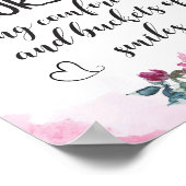 ナース賞状引用文卒業ギフト感謝してい ポスター (角)