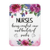 ナース賞状引用文卒業ギフト感謝してい マグネット (縦)