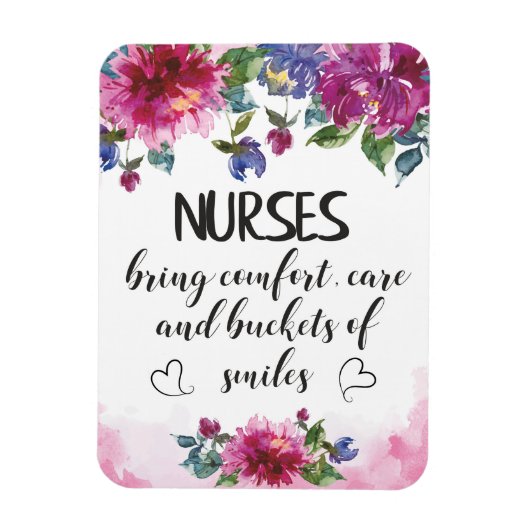 ナース賞状引用文卒業ギフト感謝してい マグネット (縦)