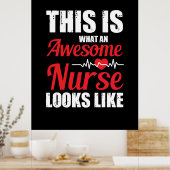 ナース贈与 |これが何の素晴らしナース ポスター (キッチン)