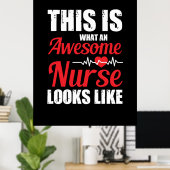 ナース贈与 |これが何の素晴らしナース ポスター (ホームオフィス)