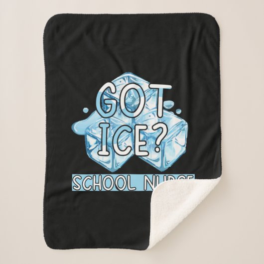 ナース贈与 |アイス得スクールナース シェルパブランケット (正面)