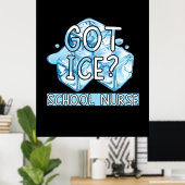 ナース贈与 |アイス得スクールナース ポスター (ホームオフィス)