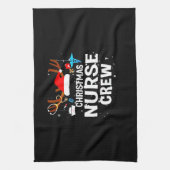ナース贈与 |クリスマスナースクルー キッチンタオル (縦)