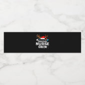 ナース贈与 |クリスマスナースクルー ペットボトルラベル (シングルラベル)