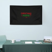 ナース贈与 |クリスマスナース 横断幕 (トレードショー)