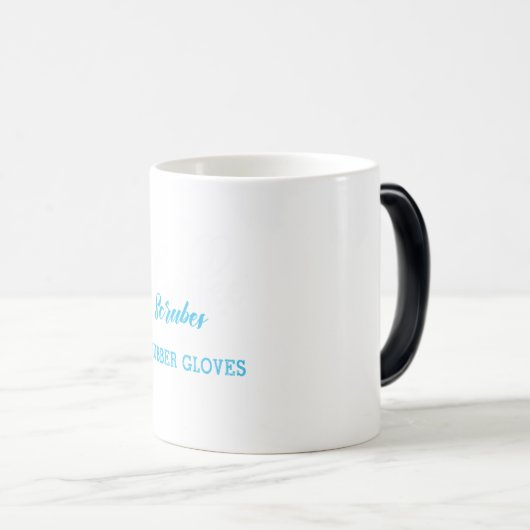 ナース贈与 |コーヒースクラブとゴム手袋 モーフィングマグカップ (正面右)