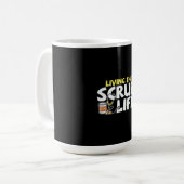 ナース贈与 |スクラブ生活 コーヒーマグカップ (正面左)