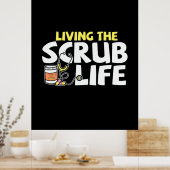 ナース贈与 |スクラブ生活 ポスター (キッチン)