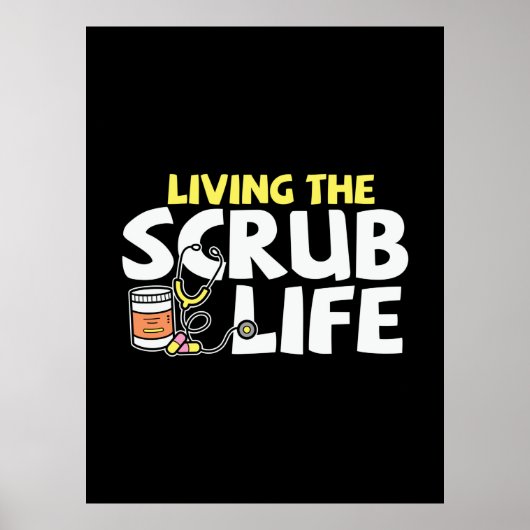 ナース贈与 |スクラブ生活 ポスター (正面)