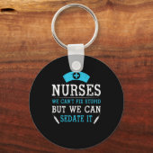 ナース贈与 |ナースを修正できない愚かな キーホルダー (正面)