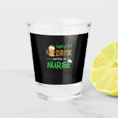 ナース贈与 |ナース付き安全第一ドリンク ショットグラス (正面)