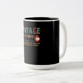 ナース贈与 |ヴィンテージフロートミスト美しい贈り物 ツートーンマグカップ (正面右)