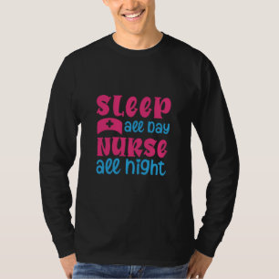 ナース贈与 一晩中眠るナース Tシャツ