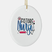 ナース贈与 |今後のナース セラミックオーナメント (右)