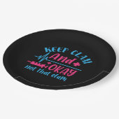 ナース贈与 保| Calm And Ok Not That Clam ペーパープレート (アングル)