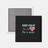 ナース贈与 | 保 Calm I Am A ナース マグネット (正面/裏面)