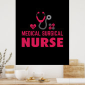 ナース贈与 |医療用外科ナース ポスター (キッチン)