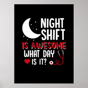ナース贈与  夜間シフト素晴らし ポスター