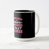 ナース贈与 |母すごいが巧みに変装 ツートーンマグカップ (正面右)