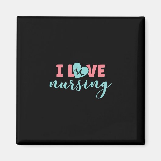 ナース贈与 |看護が大好き マグネット (正面)