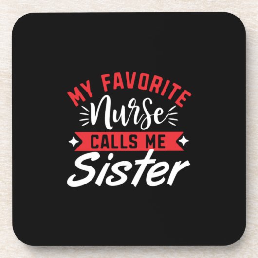 ナース贈与 |私のお気に入りのナースは妹と呼ぶ コースター (正面)
