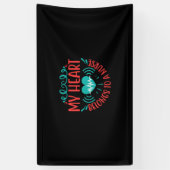 ナース贈与 |私のハートはナース 横断幕 (縦)