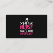 ナース贈与 |私はあなたの超大国ナースである 名刺 (正面)