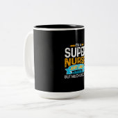 ナース贈与 |私はすごいナース ツートーンマグカップ (正面左)