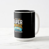 ナース贈与 |私はすごいナース ツートーンマグカップ (正面右)