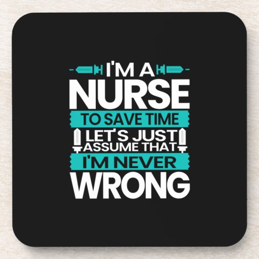 ナース贈与 |私は時間へのナース救です コースター (正面)