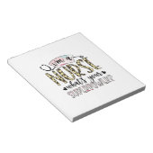 ナース贈与 |誇りを持ったすごいナース ノートパッド (アングル)