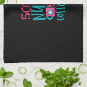 ナース贈与 | 50ナース50コーヒー キッチンタオル (折り畳み)