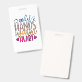 ナース贈与 | Cold Hands Varmハート バッジ (正面＆裏面)