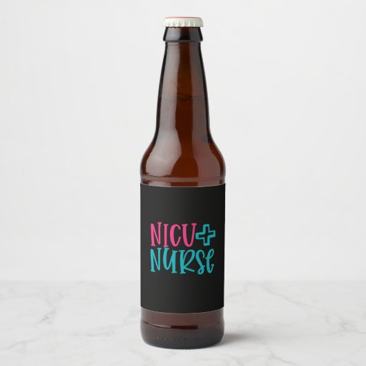 ナース贈与 | NICUナース ビールラベル (正面)
