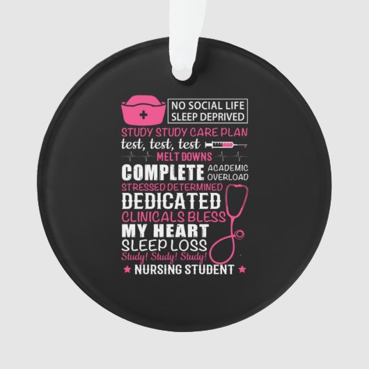 ナース贈与 | No Social Life Sleepが奪われた オーナメント (正面)