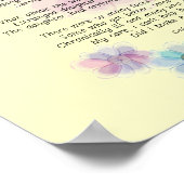 ナース退職したの詩「私は違いを作った？」 ポスター (角)