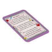 ナース退職したキャンバスアート詩byゲイル・ガベル， RN Po マグネット (右側)