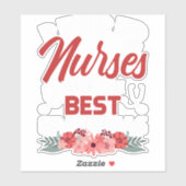 ナース退職したナースが最高のGrandmas Nursing Rを作る シール (シート)