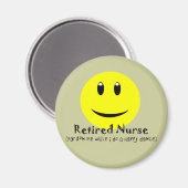 ナース退職したハッピーダンス マグネット (正面/裏面)