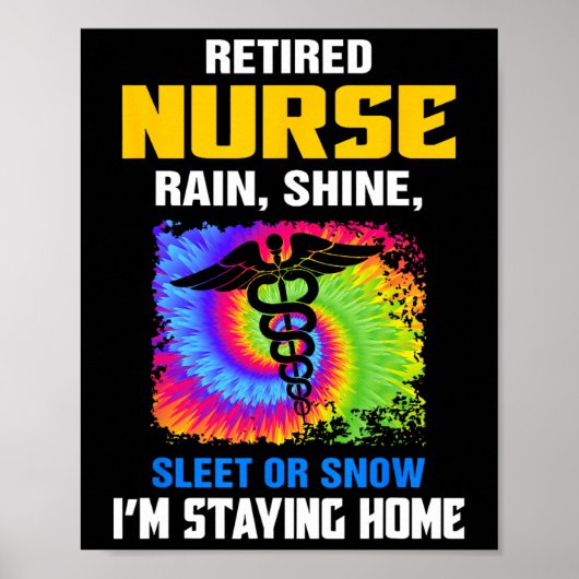 ナース退職したレインシャインスリーエットユースまたは私が滞在している雪 ポスター (正面)