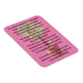 ナース退職した詩 マグネット (右側)