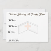 ナース退職パーティの招待状 招待状 (裏面)