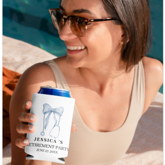 ナース退職パーティー 缶クーラー