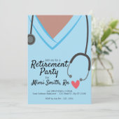 ナース退職招待状 招待状 (スタンド正面)