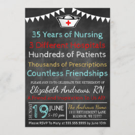 ナース退職招待状 招待状